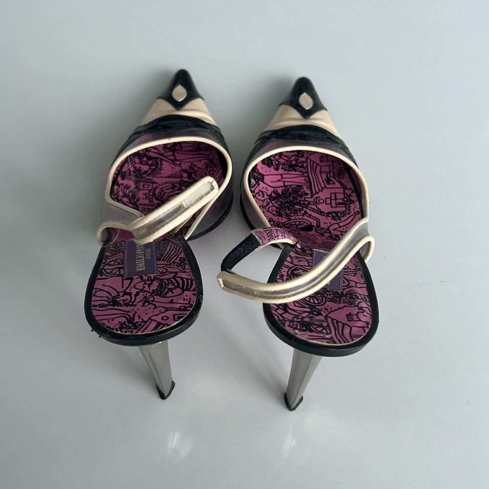 Emilio Pucci Firenze Sling Back Pumps - Picture 5 of 9